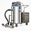 Battery-Powered Push-Type Stainless Steel Industrial Vacuum Cleaner